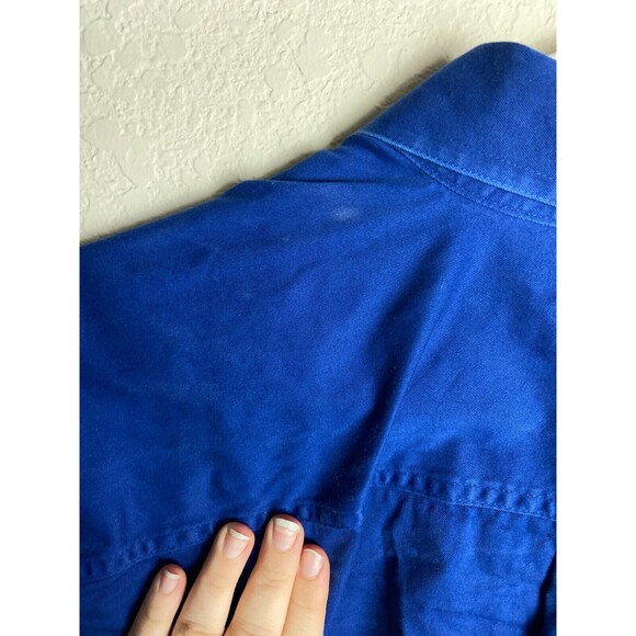 Ariat Mens Button Down Shirt Black Blue Size XL Long Sleeve Collared Lot of 2 - Picture 8 of 15